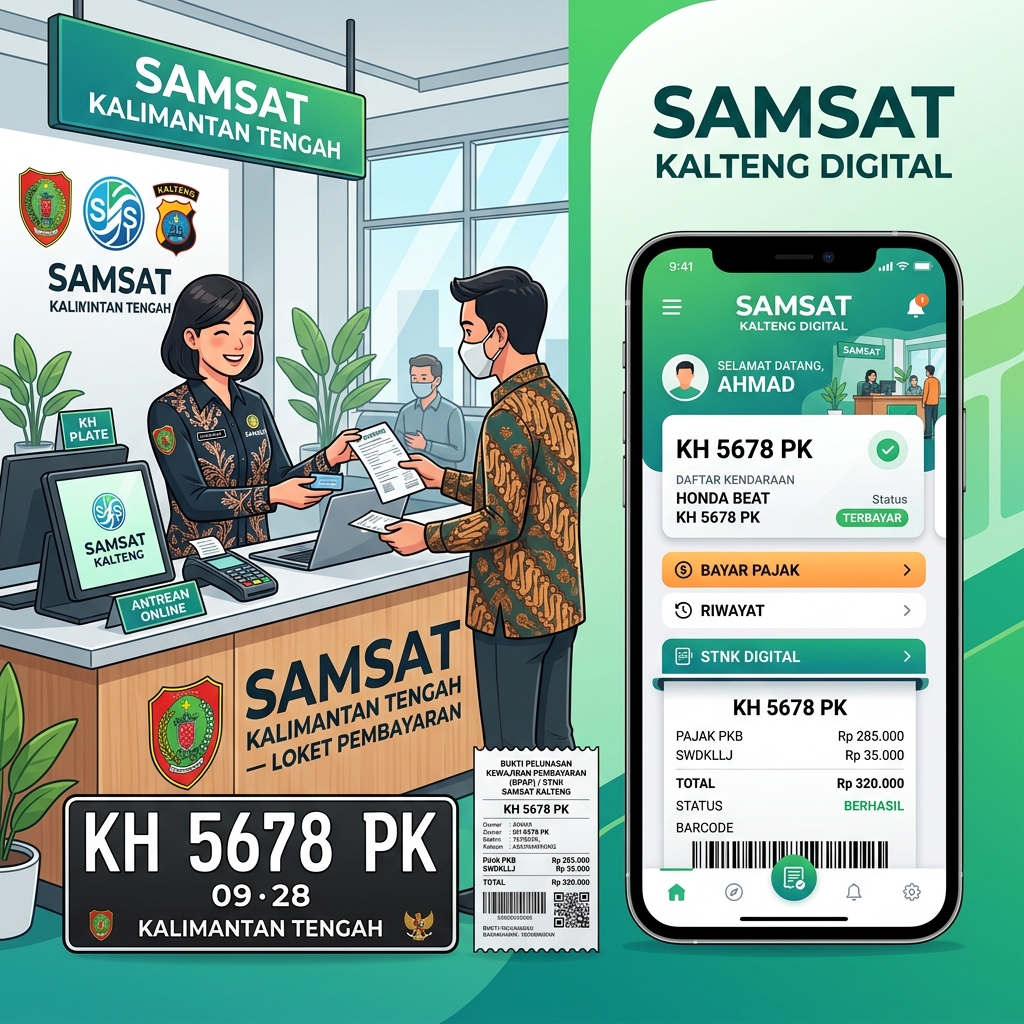 Pengesahan STNK Tahunan dan Pembayaran Pajak PKB
